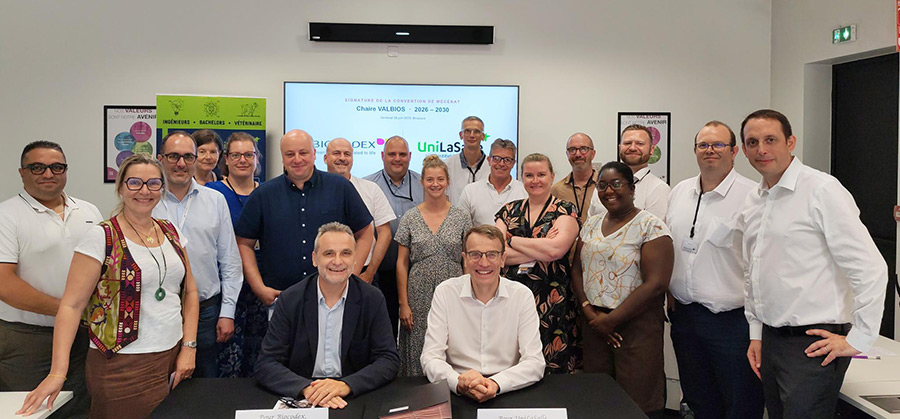 Signature de la chaire VALBIOS le 26 juin 2026 dans les locaux de Biocodex