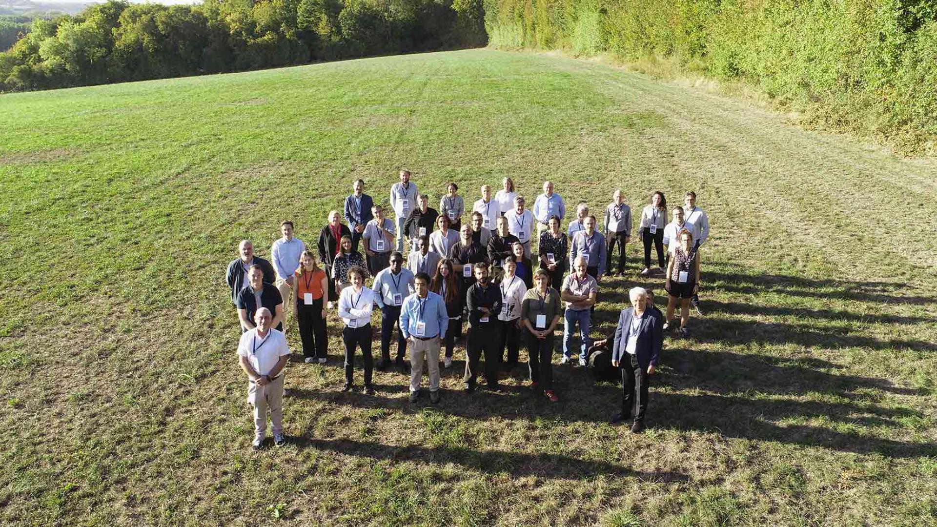 Les doctorants deMiningBrines et leurs encadrants lors du séminaire de lancement du programme